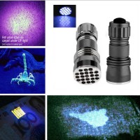 21 LED Ultra Violet zaklamp